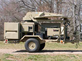 Model C240MT Trailer Mounted Satcom Terminal